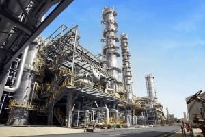 A petrochemical plant in Saudi Arabia.