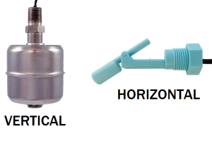 A comparison of vertical and horizontal float switches