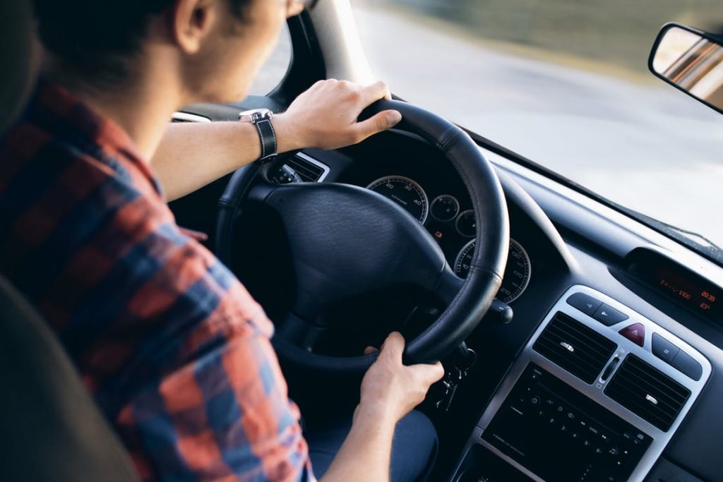 DRIVING IN CAR